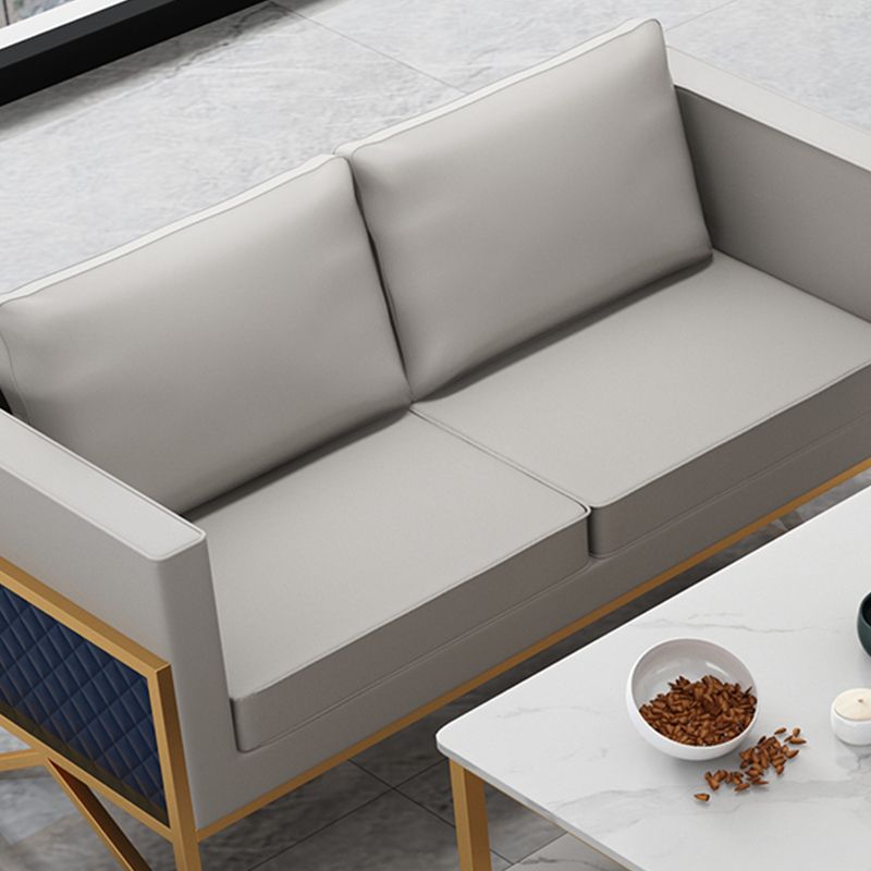 Divano a smoking in pelle genuina in pelle 26,77 "divano standard moderno largo