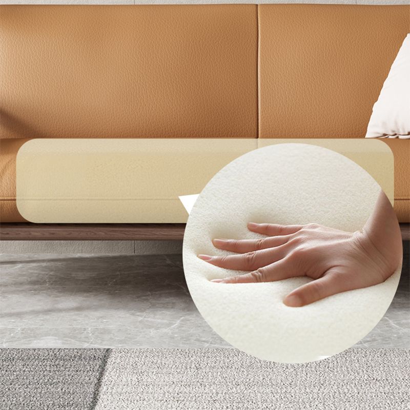 モダンフェイクレザーモダンソファスクエアアーム29 "wタイトバックソファ