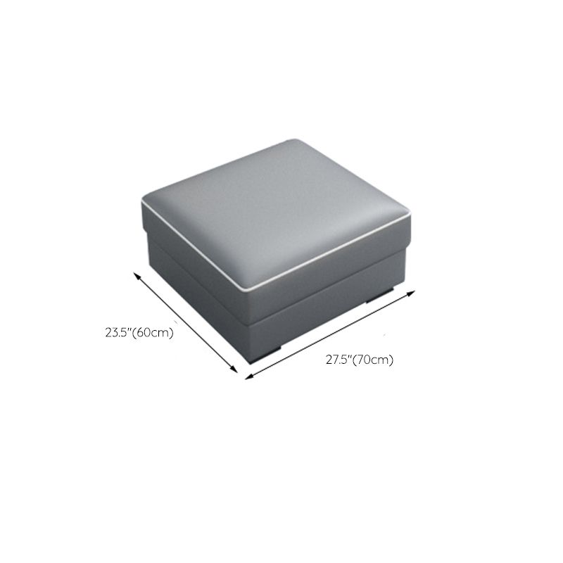 ピロートップアームソファ35.43 "高フェイクレザーソファステイン耐性