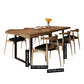Rectangle Industrial Style DiningRoomTableSet Solid Wood Top DiningSet with 4 Legs Table Clearhalo 'Dining Room Sets' 'Dining Tables & Seating' 'dining_room_set' 'furn' 'furn_dining_room_set' 'Furniture' 'furniture_dining_room_set' 'Kitchen & Dining Furniture' 'kitchen&dining_furn' 'kitchen' 1200x1200_6597ccf0-c65e-43b5-a98b-2b6934397a1e