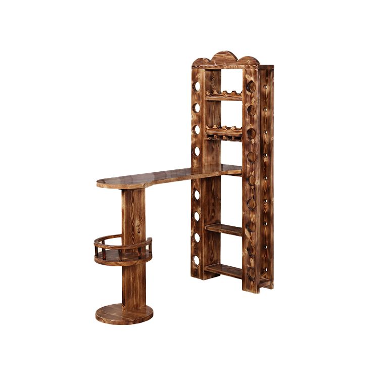Traditional Wooden Bar Dining Table Ellipse Shape Bar Table for Kitchen Clearhalo 'Bar Furniture' 'Bar Tables' 'bar_tables' 'furn' 'furn_bar_tables' 'Furniture' 'Kitchen & Dining Furniture' 1200x1200_65988375-a0ae-40d7-94a0-43487d7bbcb7