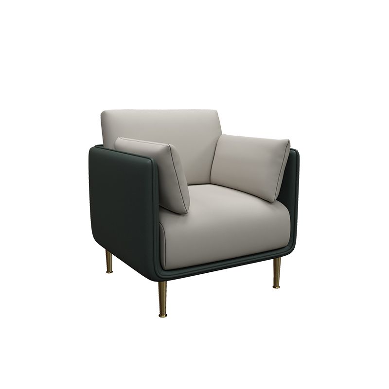 Contemporary Fabric Cushions Sofa 33.46"High Pillow Top Arm Sofa for Restaurant Clearhalo 'furn' 'furn_sofas' 'Furniture' 'furniture_sofas' 'kitchen' 'kitchen_sofas' 'Living Room Furniture' 'Sofa' 'sofas' 1200x1200_659f826b-ce35-462d-a4ac-60c47ebe1b9b