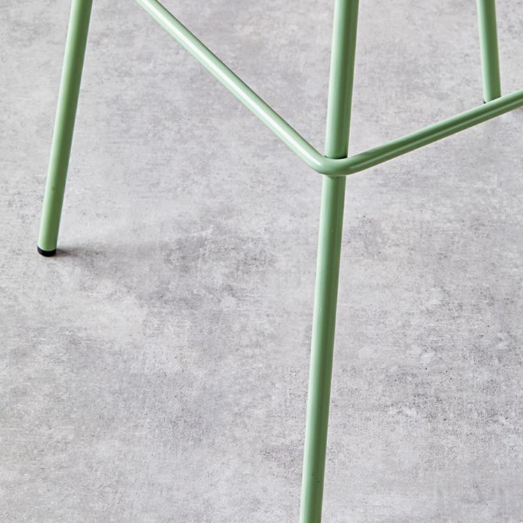 Contemporary Milk Tea Shop Footrest Matte Finish Metal Bar Stool Clearhalo 'Bar Furniture' 'Bar Stools' 'bar_stools' 'furn' 'furn_bar_stools' 'Furniture' 'furniture_bar_stools' 'Kitchen & Dining Furniture' 1200x1200_65a3dd83-2786-4c1a-8442-2f9f95ec14b3