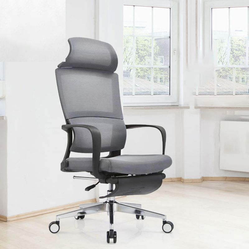 Modern Slide Office Chair Fixed Arms No Distressing Chair with Breathable Back Clearhalo 'furn' 'furn_office_chair' 'Furniture' 'Office Chairs' 'Office Furniture' 'office_chair' 1200x1200_65a8da32-953d-4892-98e3-793f5e3d5ea4