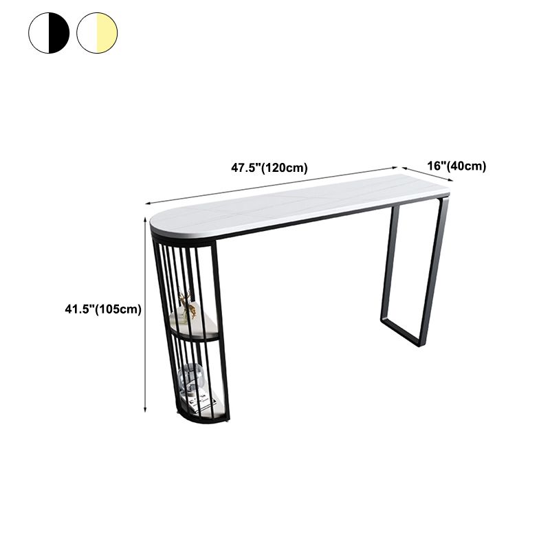 Tavolo da barre irregolare top in pietra tradizionale tavolo da bistrot di lusso con doppio piedistallo