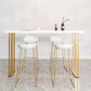 Wood Top Bar Table Traditional Luxury Rectangle Bar Table with Sled Base Clearhalo 'Bar Furniture' 'Bar Tables' 'bar_tables' 'furn' 'furn_bar_tables' 'Furniture' 'furniture_bar_tables' 'Kitchen & Dining Furniture' 1200x1200_65acfc9b-0296-464e-8011-bd9960e78a8a
