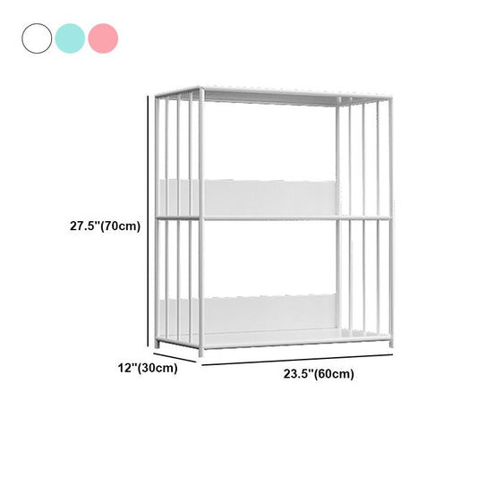 Skandinavische Open Back -Bücherregal -Metall -Regal -Bücherregal für den Studienraum