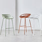 Contemporary Milk Tea Shop Footrest Matte Finish Metal Bar Stool Clearhalo 'Bar Furniture' 'Bar Stools' 'bar_stools' 'furn' 'furn_bar_stools' 'Furniture' 'furniture_bar_stools' 'Kitchen & Dining Furniture' 1200x1200_65af73c4-967e-48ee-9557-e0b836836499