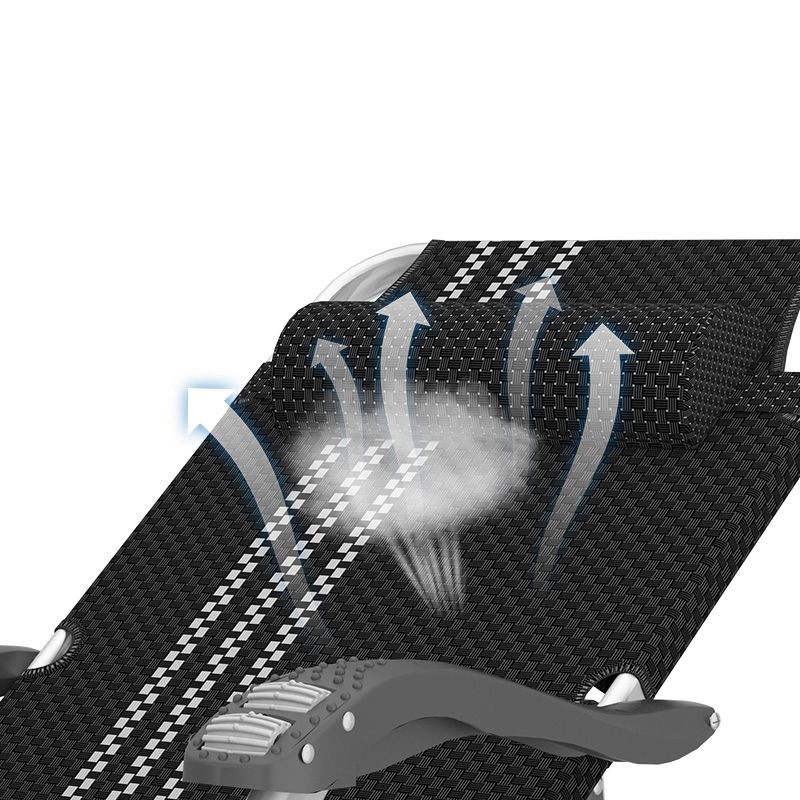 Modern Style Metal Frame Standard Recliner Foldable Recliner Chair Clearhalo 'Chairs & Seating' 'furn' 'furn_recliners' 'Furniture' 'Living Room Furniture' 'Recliners' 1200x1200_65b00991-8a66-44aa-a4a2-2f22abf9adc8