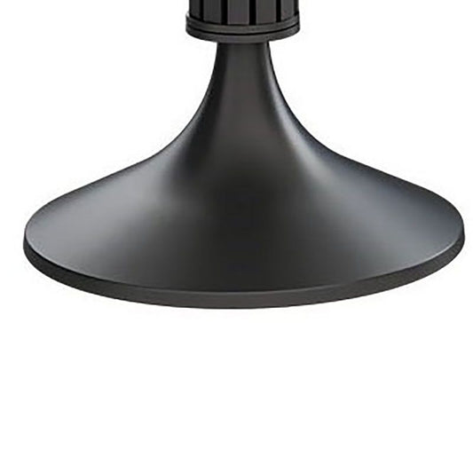 Modern Style Round Dining Table Sintered Stone Table with Pedestal Base