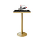 Glam Style Bar Table Set 1/2/3/5 Pieces Square Bar Table with Metal Stools Clearhalo 'Bar Furniture' 'furn' 'furn_home_bar_bar_sets' 'Furniture' 'Home Bars & Bar Sets' 'home_bar_bar_sets' 'Kitchen & Dining Furniture' 1200x1200_65b3f7ba-6b29-4cce-bbf2-bc7755e55490
