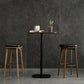 Industrial Round Bar Counter Table Wooden Dining Table for Kitchen Clearhalo 'Bar Furniture' 'Bar Tables' 'bar_tables' 'furn' 'furn_bar_tables' 'Furniture' 'furniture_bar_tables' 'Kitchen & Dining Furniture' 1200x1200_65b66690-5c5d-4143-9eaa-0892e3420bff