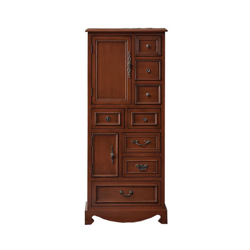 Armoire à accent industriel armoire artisanale en finition antique