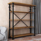13.78"W Bookcase Industrial Style Open Back Bookcase for Study Room Home Office Clearhalo 'Bookcases' 'furn' 'furn_bookcases' 'Furniture' 'furniture_bookcases' 'kitchen' 'kitchen_bookcases' 'Living Room Furniture' 'Office Furniture' 1200x1200_65bb2e3f-aef8-4015-a455-7a5f85e76c4e