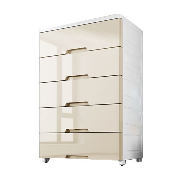Lingerie Chest Contemporary Plastic Chest with Drawers for Bedroom Clearhalo 'Bedroom Furniture' 'Dressers & Chests' 'dressers_chests' 'furn' 'furn_dressers_chests' 'Furniture' 1200x1200_65bbba1f-dc6a-4a98-8d85-7e305c5c6900