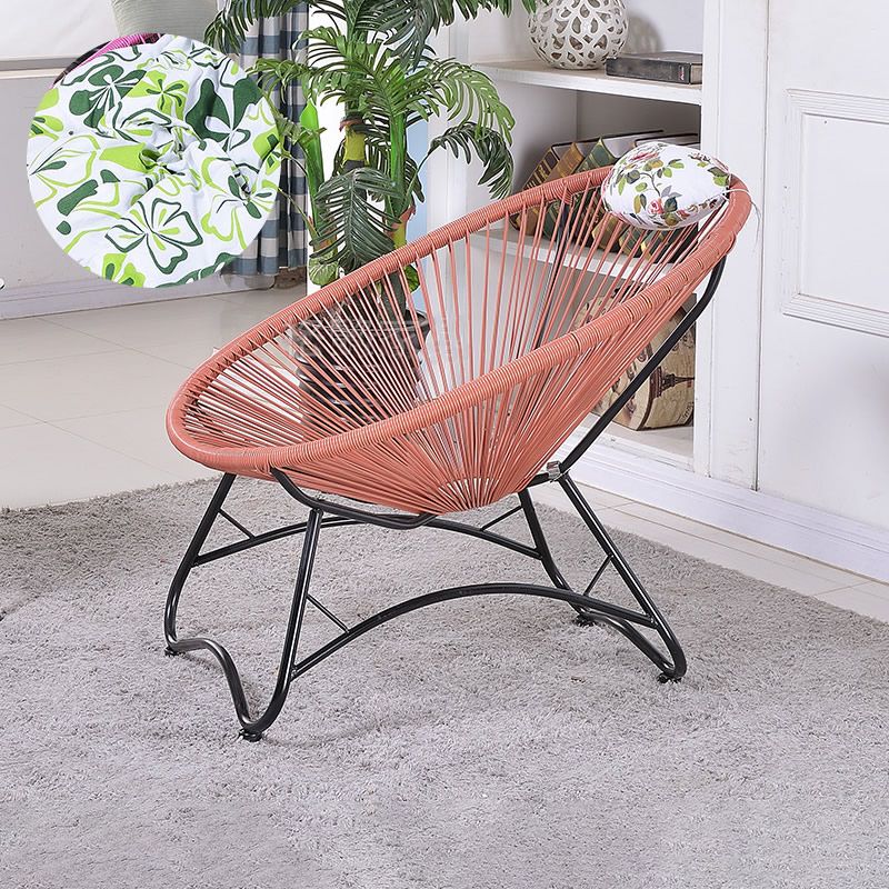 Iron Base Rocking Chair Lounge Simple Plastic Material Chair for Living Room Clearhalo 'Chairs & Seating' 'furn' 'furn_rocking_chairs' 'Furniture' 'Living Room Furniture' 'Rocking Chairs' 'rocking_chairs' 1200x1200_65bd376d-8eea-45fc-ae0c-c58052ef9e0e