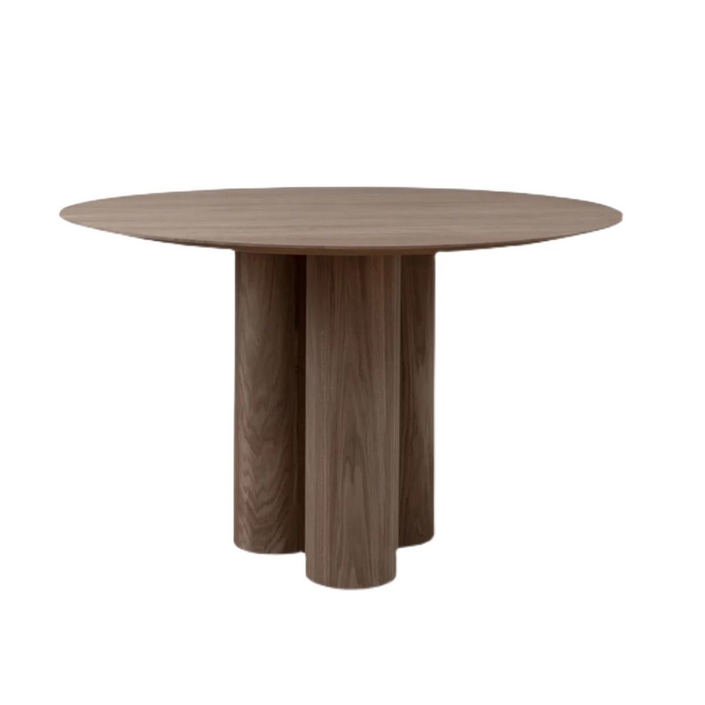 Round Simplicity Style Dining Table Fixed Table with Solid Wood Clearhalo 'Dining Tables & Seating' 'Dining Tables' 'dining_table' 'furn' 'furn_dining_table' 'Furniture' 'furniture_dining_table' 'Kitchen & Dining Furniture' 'kitchen' 'kitchen_dining_table' 1200x1200_65bed443-1e10-4ec1-8070-49ae35499b79