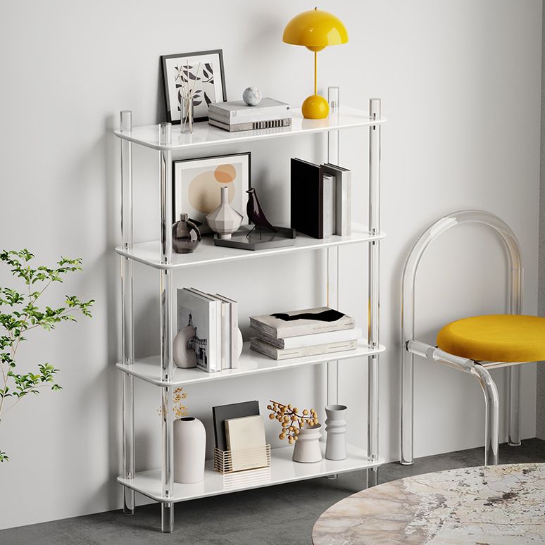 Acrylic Frame Bookshelf Open Storage Scandinavian Etagere Bookcase Clearhalo 'Bookcases' 'furn' 'furn_bookcases' 'Furniture' 'Office Furniture' 1200x1200_65bef9d2-ecb7-4284-a009-03ab0f1f3838