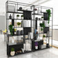 Metal Industrial Etagere Bookshelf Vertical Iron Open Bookshelf for Office Clearhalo 'Bookcases' 'furn' 'furn_bookcases' 'Furniture' 'furniture_bookcases' 'kitchen' 'kitchen_bookcases' 'Living Room Furniture' 'Office Furniture' 1200x1200_65c05276-e682-49a1-98cc-10735bd2faf5
