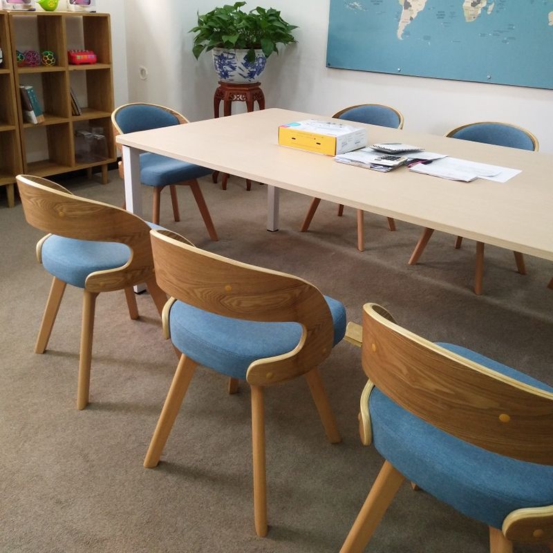 Modern Style Wooden Dining Chairs Open Back Dining Side Chair for Kitchen Clearhalo ' kitchen&dining_furn' 'Dining Chairs' 'Dining Tables & Seating' 'dining_chair' 'furn' 'furn_dining_chair' 'Furniture' 'furniture_dining_chair' 'Kitchen & Dining Furniture' 'kitchen' 1200x1200_65c05b3f-ea19-4d11-afa4-645e20d23abc