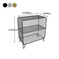 Metal Glam Accent Table Nightstand Open Storage Shelf Included Bed Nightstand with Legs