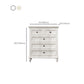 American traditionnel lingerie poitrine Birch rangement commode coffre pour chambre à coucher