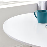Modern Manufactured Wood Tulip Table Matte Finish Round Dining Table Clearhalo 'Dining Tables & Seating' 'Dining Tables' 'dining_table' 'furn' 'furn_dining_table' 'Furniture' 'furniture_dining_table' 'Kitchen & Dining Furniture' 'kitchen' 'kitchen_dining_table' 1200x1200_65c3bf8d-6219-4d3a-b5fb-3db499a96c90