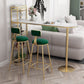Glam Stone Bar Table Metal Base with Wine Rack for Living Room Clearhalo 'Bar Furniture' 'Bar Tables' 'bar_tables' 'furn' 'furn_bar_tables' 'Furniture' 'Kitchen & Dining Furniture' 1200x1200_65c41743-effe-4a24-8c79-7b0b0aa1776f