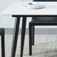 Rectangle Sintered Stone Dining Table Industrial Style 4 Legs Table for Home Clearhalo ' dining_table' 'Dining Tables & Seating' 'Dining Tables' 'furn' 'furn_dining_table' 'Furniture' 'furniture_dining_table' 'Kitchen & Dining Furniture' 'kitchen&dining_furn' 'kitchen' 'kitchen_dining_table' 1200x1200_65c62e5b-5fec-4838-a36c-11c89aece400