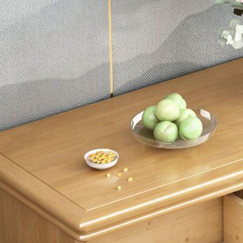 アメリカントラディショナルストレージチェスト無垢材ドレッサー、引き出し6個付き