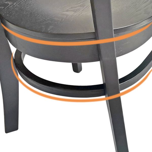 Contemporary Style Chairs Armless Chair for Kitchen with Wood Legs