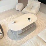 Modern Wood Coffee Table 4 Legs Coffee Cocktail Table with Shelf Clearhalo 'Coffee & Accent Tables' 'Coffee Tables' 'coffee_tables' 'furn' 'furn_coffee_tables' 'Furniture' 'Living Room Furniture' 1200x1200_65ca00b0-2068-4d12-92e2-17209a6be631