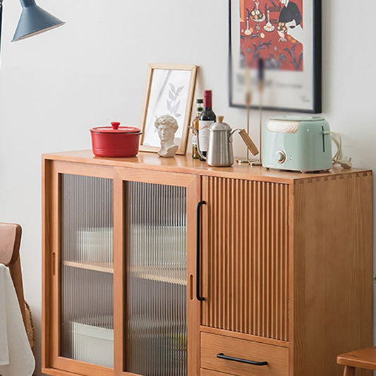 MODERNA SETTANDO SIDEBILE PINE PERCOLO PORSO GLAST SERVER SERVER per sala da pranzo