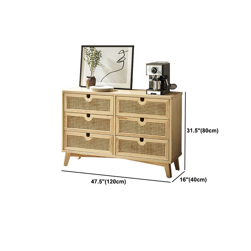 Modern Natural Accent Chest with Drawers and Solid Wood Straight Legs Clearhalo 'Cabinets & Chests' 'cabinets_chests' 'furn' 'furn_cabinets_chests' 'Furniture' 'Living Room Furniture' 1200x1200_65cbdbb1-77cd-46af-9228-677e3c121031