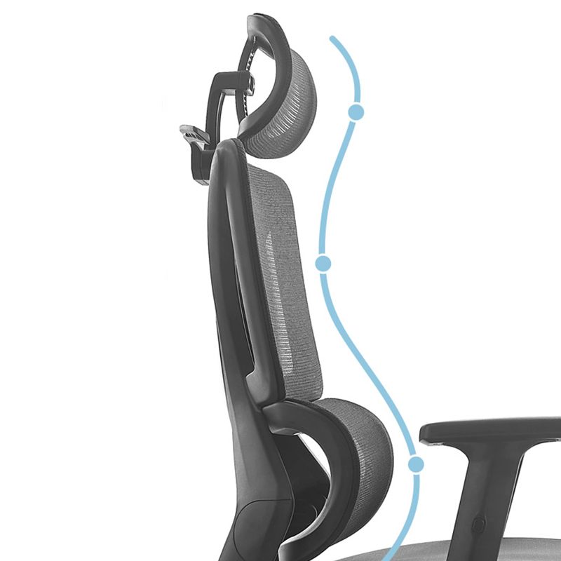 Silla moderna brazos extraíbles sin silla ergonómica angustiosa con espalda transpirable