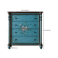 Commode de rangement en bois de commode traditionnelle ornée avec tiroirs pour chambre à coucher