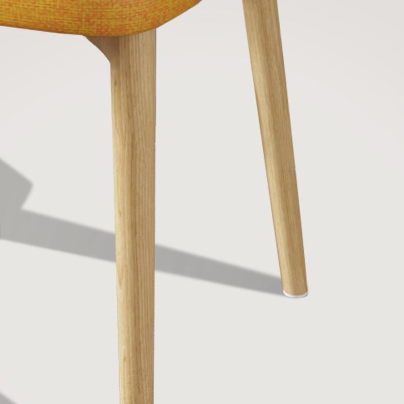 Scandinavian Home Parsons Chair Upholstered Solid Back Metal Dining Room Chair Clearhalo ' kitchen&dining_furn' 'Dining Chairs' 'Dining Tables & Seating' 'dining_chair' 'furn' 'furn_dining_chair' 'Furniture' 'furniture_dining_chair' 'Kitchen & Dining Furniture' 'kitchen' 1200x1200_65ce06c8-87e8-46a6-8b26-6b0c9763602c