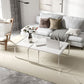 Square Steel Sled Coffee Table Modern 2 Nesting Cocktail Table Clearhalo 'Coffee & Accent Tables' 'Coffee Tables' 'coffee_tables' 'furn' 'furn_coffee_tables' 'Furniture' 'Living Room Furniture' 1200x1200_65ce1e1d-e718-4ecb-a888-a0242373409b