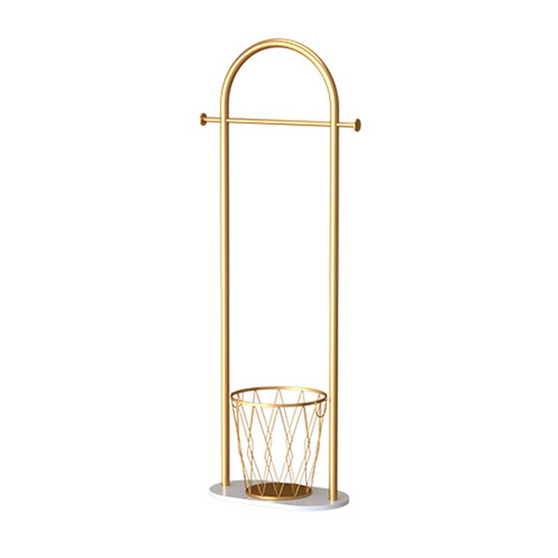 Moderne Metallbeschattierungs Rack Hängende Schiene und 2 Haken Eingangshalle Baumbaum