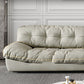 Modern Style Sofa with Pillow Back Sponge Cushion Frosted Velvet & Imitation Leather Clearhalo 'furn' 'furn_sofas' 'Furniture' 'furniture_sofas' 'kitchen' 'kitchen_sofas' 'Living Room Furniture' 'Sofa' 'sofas' 1200x1200_65d2425c-1ef0-43a8-b8fa-2c28ba42b5b1