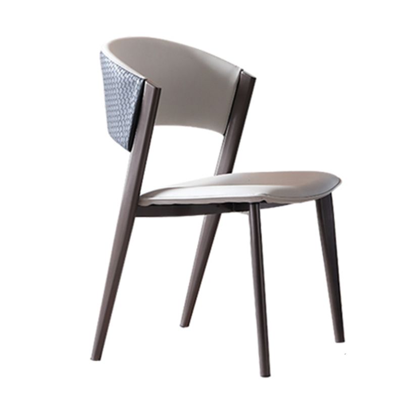 Moderne eetgelegenheid 1/5/7 PCS Rechthoek Marmeren eettafel met armloze stoelen