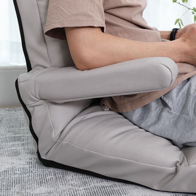 Faux Leather/Linen Chair 20.8 "L x 21.6"W x 25.9"H Convertible Chair Clearhalo 'Accent Chairs' 'accent_chairs' 'Chairs & Seating' 'furn' 'furn_accent_chairs' 'Furniture' 'furniture_accent_chairs' 'Living Room Furniture' 1200x1200_65d4a6be-cd02-4d3a-9f46-4291b91e0e34