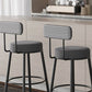 Industrial Footrest Counter Stool Low Back Armless Bar Chair