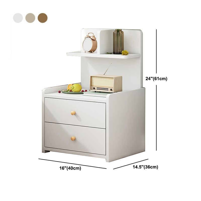 Open Storage Modern Night Table Drawer Storage Imitation Wood Nightstand Clearhalo 'Bedroom Furniture' 'furn' 'furn_night_stand' 'Furniture' 'night_stand' 'Nightstands' 1200x1200_65d6b5e2-41eb-4fe0-9fd6-45b928c20cdf