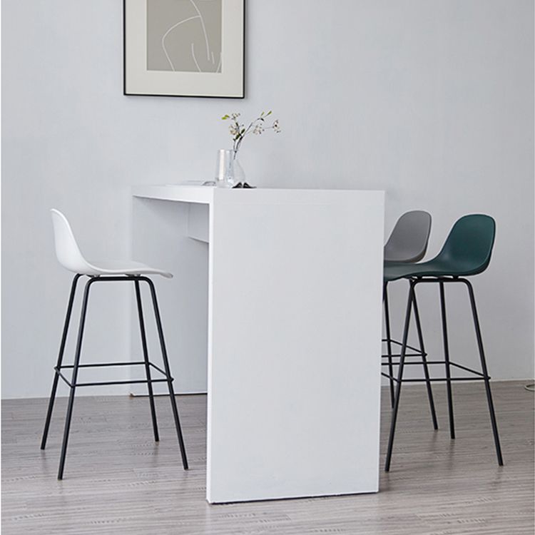 Modern Armless Backrest Counter Stool Iron Living Room Bar Stool with Pedal Clearhalo 'Bar Furniture' 'Bar Stools' 'bar_stools' 'furn' 'furn_bar_stools' 'furniture_bar_stools' 'Kitchen & Dining Furniture' 'kitchen&dining_furn' 'kitchen' 'kitchen_furn' Furniture' 1200x1200_65d6c5be-cca9-4451-8400-80d281d0cff4