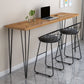 Modern Wood Rectangle Bar Table Metal Legs for Milk Tea Shop Clearhalo 'Bar Furniture' 'Bar Tables' 'bar_tables' 'furn' 'furn_bar_tables' 'Furniture' 'Kitchen & Dining Furniture' 1200x1200_65d70b61-f9bb-4c4f-9a76-dc23a6daf4da