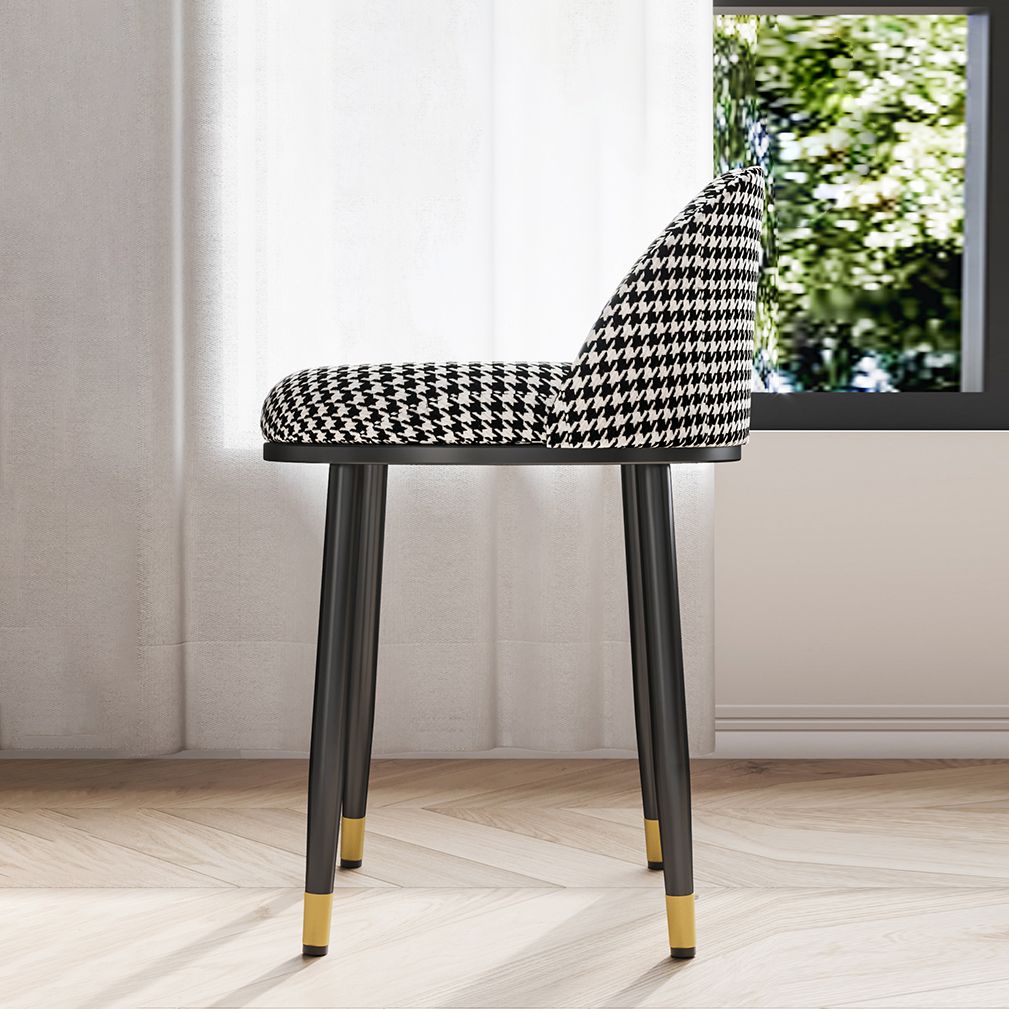 Nordic Design Armless Solid Back Chairs Upholstered Dining Chairs Clearhalo ' kitchen&dining_furn' 'Dining Chairs' 'Dining Tables & Seating' 'dining_chair' 'furn' 'furn_dining_chair' 'Furniture' 'furniture_dining_chair' 'Kitchen & Dining Furniture' 'kitchen' 1200x1200_65d7dfa2-f720-4937-ac65-fdd02e3acd0e