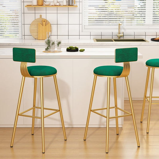 Industrial Style Metal Bar Stool Round Seat Counter Stool for Kitchen Bar Clearhalo 'Bar Furniture' 'Bar Stools' 'bar_stools' 'furn' 'furn_bar_stools' 'furniture_bar_stools' 'Kitchen & Dining Furniture' 'kitchen&dining_furn' 'kitchen' 'kitchen_furn' Furniture' 1200x1200_65d899bd-c663-45e8-b755-732d055f77f1