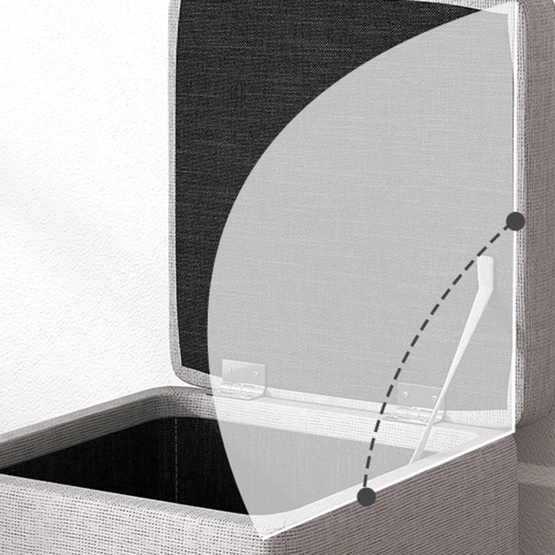 Tufted Pouf Solid Color Fabric Square Scratch Resistant Pouf Ottoman with Storage Clearhalo 'furn' 'furn_ottomans_poufs' 'Furniture' 'Living Room Furniture' 'Ottomans & Poufs' 'ottomans_poufs' 1200x1200_65d95003-12d6-4f7b-a88d-5140dbe53fc1