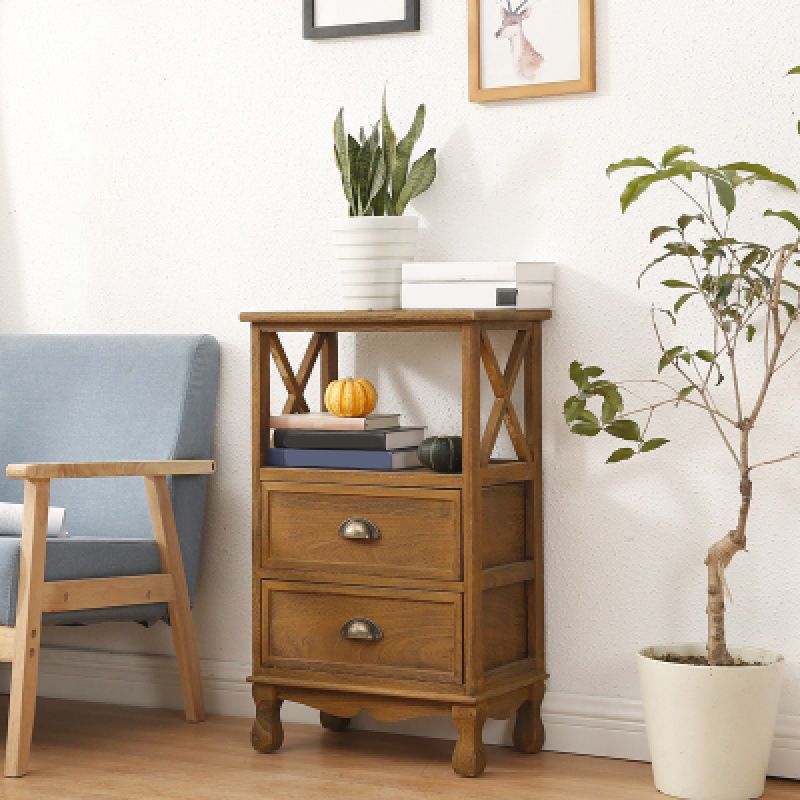 17.71" L * 11.81" W Accent Cabinet 3/2/1 - Drawer and 1 - Door Chest Clearhalo 'Cabinets & Chests' 'cabinets_chests' 'furn' 'furn_cabinets_chests' 'Furniture' 'Living Room Furniture' 1200x1200_65e1aa05-ea61-4c77-841a-f0f1c38b5a1d